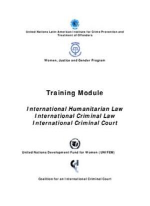 nternational Humanitarian Law International Criminal Law